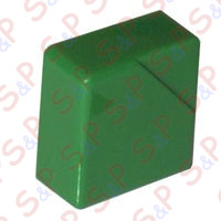 GREEN SQUARE SMOOTH PUSH-BUTTON