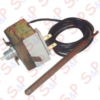 THERMOSTAT 130° SBSC SINGLE PHASE SAFETY - SENSOR Ø 6,5X60 mm CAPILLARY 500mm