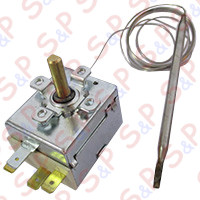 THERMOSTAT 180°C  SINGLE PHASE-  SENSOR Ø=5X100mm CAPILLARY 1400mm