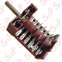operation switch 4 operating positions 6NO sequence 0-1-2-3 16A shaft ø 6x4.6mm shaft L 23mm