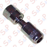 COMPLETE CHROMIUM-PLATED HOT WATER PIPE CONTI