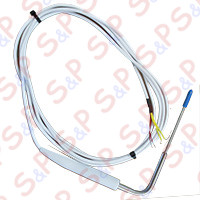 CORE TEMPERATURE PROBE Pt 1000 HEATED AMGLED CABLE PVC PROBE  ø 4x100mm 20W/24V CABLE LENGTH 3m