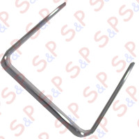 CHROMED HANDLE FOR MEDIUM CERAMIC GLASS CONTACT GRILL