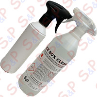 ICE BOX CLEANER KIT DETERGENTE PER PULIZIA VASCHE MACCHINE DEL GHIACCIO ICBCLN 1L +TRIGGER 500 ml