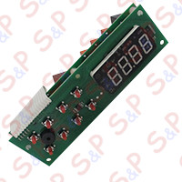CONTROL BOARD FOR BLAST CHILLER PTC 230Vac 5OUT(30A) BUZ PARAMETER A13=0
