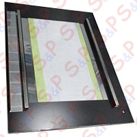 KF 723 EXTERNAL GLASS WITH SUPPORT, BANDS LOWER AND HIGHER