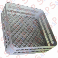 BASKET FOR GLASSES 370X370 MM PLASTIC