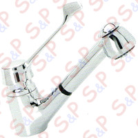 "MONOHOLE MIXER WITH EXTRACTABLE SHOWER 1/2""F"