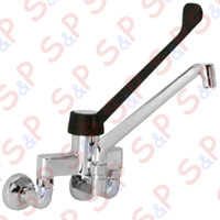 TWO HOLES SINGLE LEVER WALL MOUNTED MIXER TAP MM. 250