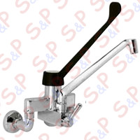 TWO HOLES SINGLE LEVER WALL MOUNTED MIXER TAPATTACHMENT TO SHOWER UNITS