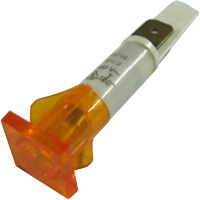 SQUARE ORANGE LIGHT D. 10 250V