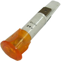 ROUND ORANGE LIGHT D. 10 400V