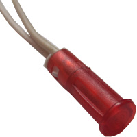 SPIA ROTONDA ROSSA D. 6 250V L=200mm