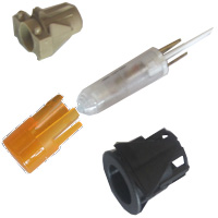 ASSEMBLY WITH GEMMA ORANGE LAMP 230V