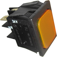 RECTANGULAR ORANGE  LIGHT 24V