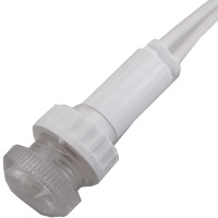 LAMPADA SEGNALATORE C/FILO 24V BIANCO