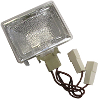 SPORTLIGHT 55X70 GLASS+LAMP.G9 25 W(*)