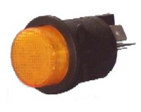 ORANGE BIPOLAR LUMINOUS SWITCH 16A 250V D25