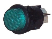 GREEN BIPOLAR LUMINOUS SWITCH 16A 250V D25