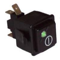 "BLACK ONEPOLAR SWITCH ""LINEA"""