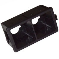 DOMINO SQUARE PUSH-BUTTON 2 POS.