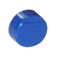 BLUE ROUND SMOOTH PUSH-BUTTON