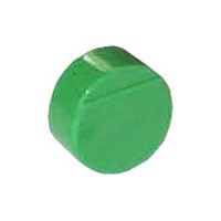 GREEN ROUND SMOOTH PUSH-BUTTON