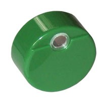 GREEN ROUND PUSH-BUTTON WITH HOLE
