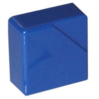 BLUE SQUARE SMOOTH PUSH-BUTTON