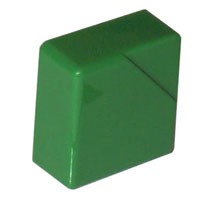 GREEN SQUARE SMOOTH PUSH-BUTTON
