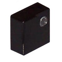 BLACK SQUARE PUSH-BUTTON WITH HOLE