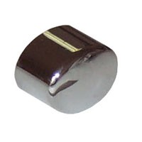 CHROMIUM PLATED ELLIPTIC 16 PUSH-BUTTON