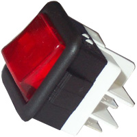 RED BIPOLAR SWITCH 220V