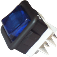 BLUE BIPOLAR SWITCH 220V
