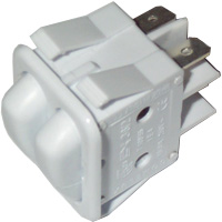 DOUBLE BIPOLAR SWITCH WHITE