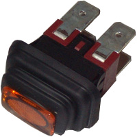 INTERRUTTORE BIPOLARE LAMBER ARANCIONE
