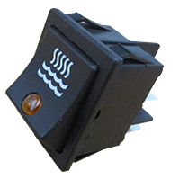SWITCH WITH LED (hot water)