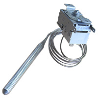 BIN THERMOSTAT +1,7°C/+9,5°C SIMAG -  SENSOR Ø 10X100mm CAPILLARY 1500mm (K55 L1042)
