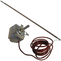 ADIUSTABLE THERMOSTAT 90-185° EGO 5510042080 SINGLE PHASE -SENSOR Ø 4X240 mm CAPILLARY 1300mm