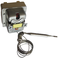 SAFETY THERMOSTAT 220° MARENO SINGLE PHASE PROBE Ø 6X78 mm CAPILLARY 900mm