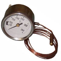 THERMOMETER D.52 50/350°  -SENSOR  Ø  6X28mm CAPILLARY 1500mm
