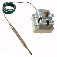 BOILER SAFETY THERMOSTAT 150° SINGLE PHASE - SENSOR Ø 6X83 mm CAPILLARY 900mm