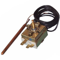 THERMOSTAT TR2 40/210° SINGLE PHASE- SENSOR Ø 5X120 mm CAPILLARY 1500mm