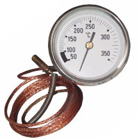THERMOMETER 0-350? D.60mm 1500X6