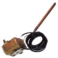 ADJUSTABLE THERMOSTAT 0-90° SINGLE PHASE TC HMRSN - SENSOR Ø 6,5X98 mm CAPILLARY 1500mm