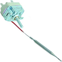 TERMOSTATO 60-200° MONOFASE - SENSORE Ø 6X75mm CAPILLARE 1500mm