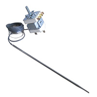 THERMOSTAT WITH SWITCH 90-185°C SINGLE PHASE - SENSOR Ø 4X230mm CAPILLARY 2400mm