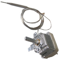 THERMOSTAT 60-200°C SINGLE PHASE - SENSOR Ø 6X78 mm CAPILLARY 800mm