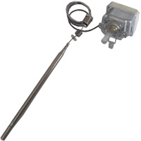 THERMOSTAT 187°C  ONE PHASE - PROBE Ø 6X130 mm