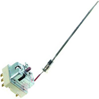 THERMOSTAT 235°C 380V THREEPHASE SAFETY - SENSOR Ø 4X120mm CAPILLARY 1800mm
